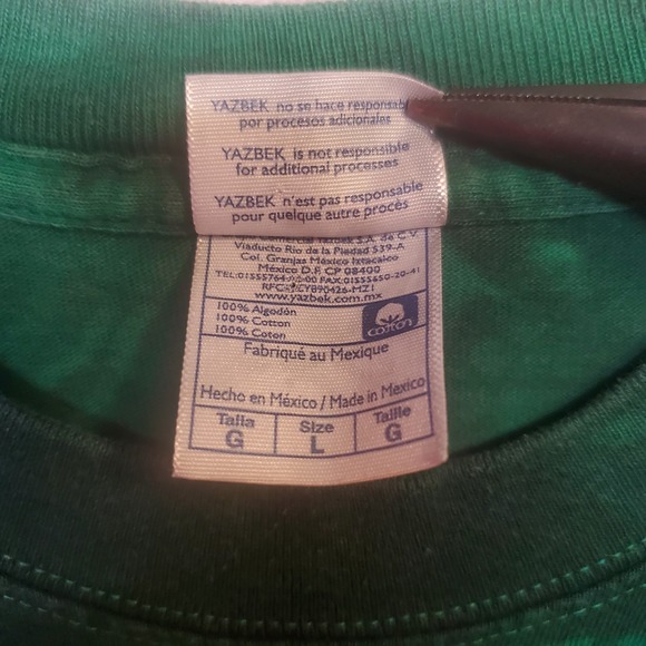 Che Guevara Green Tie Dye Graphic Large T Shirt Big Face Mexico R Guayabi Tee - Picture 7 of 9